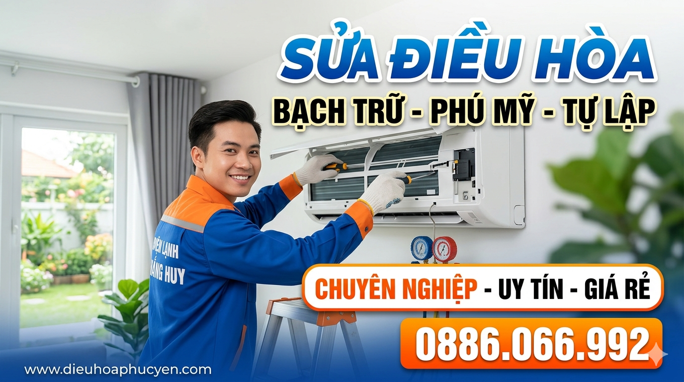 Sửa điều hòa Bạch Trữ - Tự Lập - Phú Mỹ